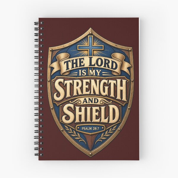 Item preview, The Lord is my Strength and my Shield designed and sold by TheBibleStop.