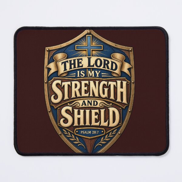 Item preview, The Lord is my Strength and my Shield designed and sold by TheBibleStop.