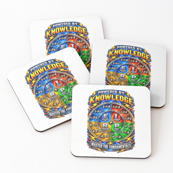 Item preview, Powered by Knowledge – Ohm’s Law designed and sold by JAR Designs and Development.