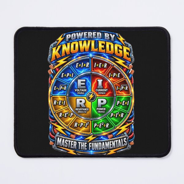 Item preview, Powered by Knowledge – Ohm’s Law designed and sold by juliorivera46.