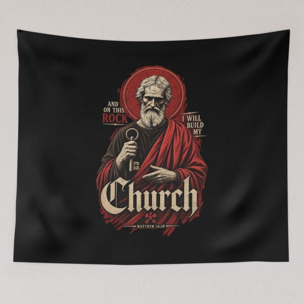 Item preview, Saint Peter – On This Rock I Will Build My Church | Matthew 16:18 designed and sold by TheSilmarillion.