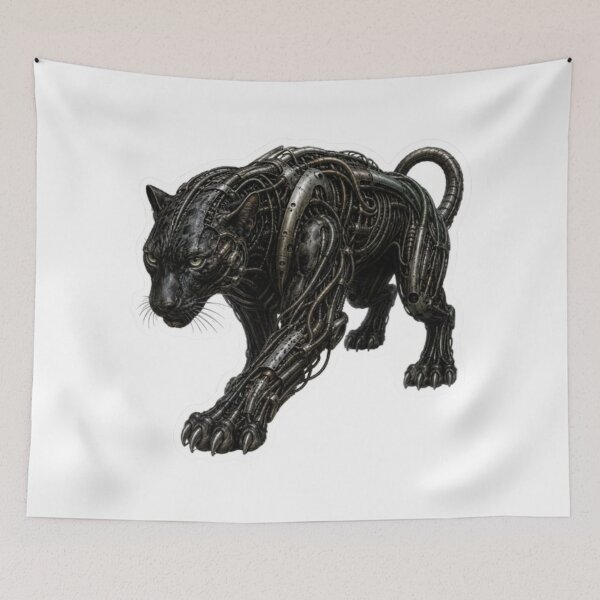 Item preview, Steampunk Mechanical Panther Stalking Prowl designed and sold by Snurly.
