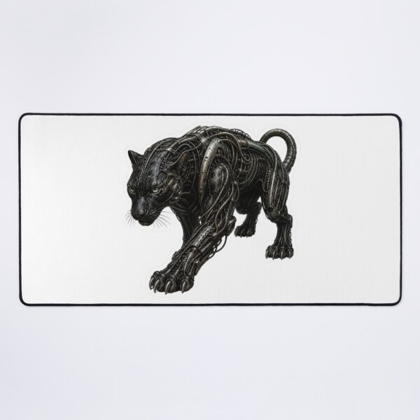 Item preview, Steampunk Mechanical Panther Stalking Prowl designed and sold by Snurly.