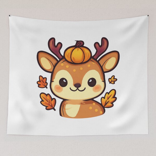Item preview, Pumpkin Deer designed and sold by foryouandyours.