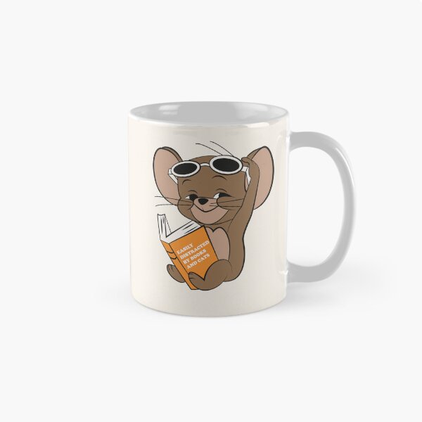Item preview, Easily Distracted by Books and Cats designed and sold by beboplab.
