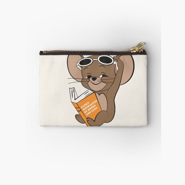 Item preview, Easily Distracted by Books and Cats designed and sold by beboplab.