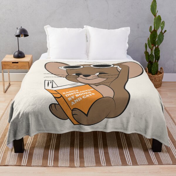 Item preview, Easily Distracted by Books and Cats designed and sold by beboplab.
