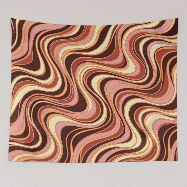 Item preview, Sunset Whirlpools in Terracotta designed and sold by JEMAR Designs.