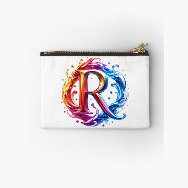 Item preview, AquaFlare Chromaflow Letter R designed and sold by BlissBlvdShop.
