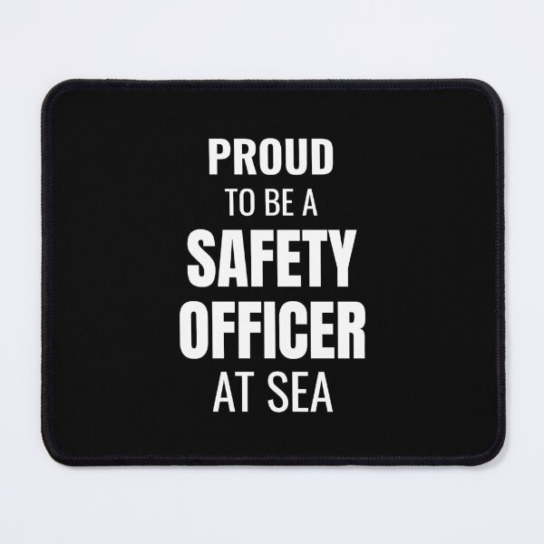 Item preview, Proud to be a Safety Officer at Sea (White) designed and sold by ShipCrewNation.