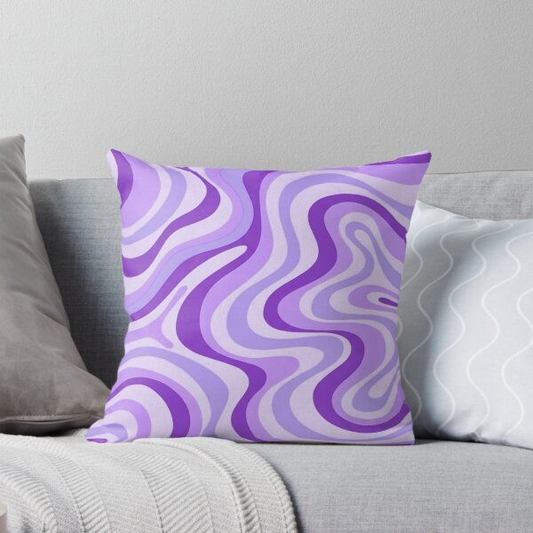Item preview,  Liquid Swirl Retro Abstract in purple tones, Cream, and White designed and sold by Differenceee.