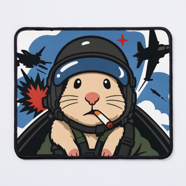 Item preview, Cute Fighter Pilot Cat designed and sold by Peac7e.