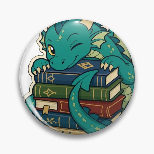 Item preview, Book Hoard Wyrm | Book Dragon Reading Bookish Fantasy designed and sold by StickyGuys.