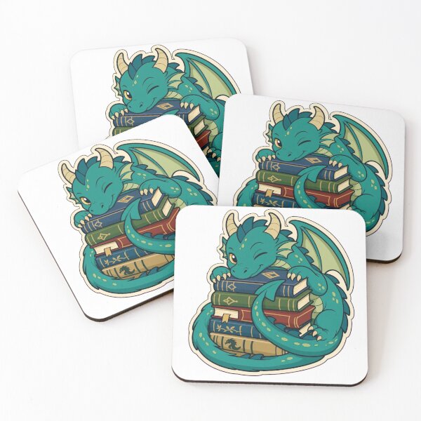 Item preview, Book Hoard Wyrm | Book Dragon Reading Bookish Fantasy designed and sold by StickyGuys.