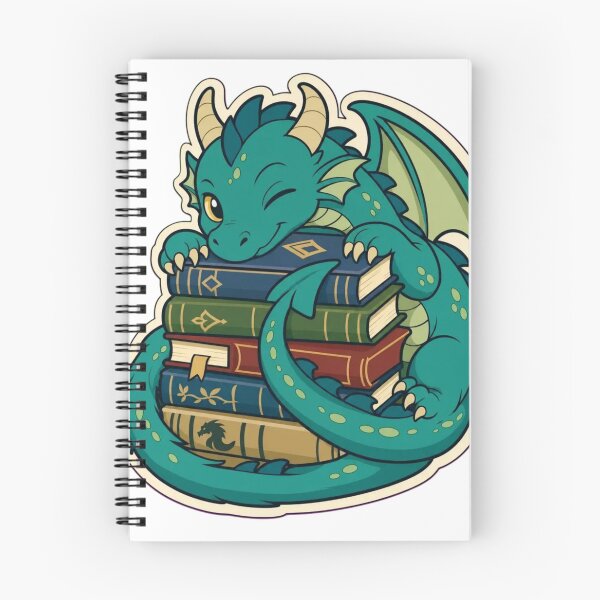Item preview, Book Hoard Wyrm | Book Dragon Reading Bookish Fantasy designed and sold by StickyGuys.