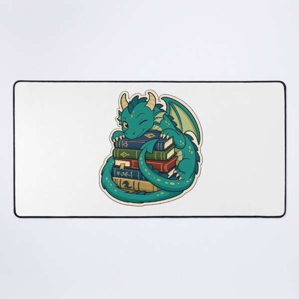 Item preview, Book Hoard Wyrm | Book Dragon Reading Bookish Fantasy designed and sold by StickyGuys.