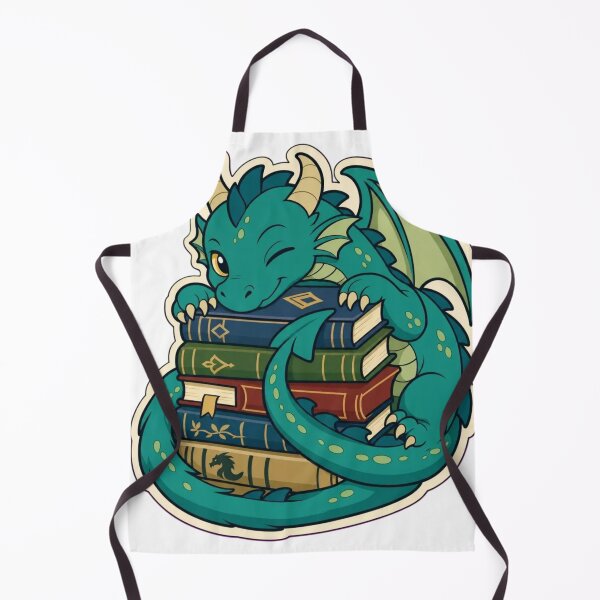 Item preview, Book Hoard Wyrm | Book Dragon Reading Bookish Fantasy designed and sold by StickyGuys.