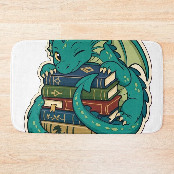 Item preview, Book Hoard Wyrm | Book Dragon Reading Bookish Fantasy designed and sold by StickyGuys.
