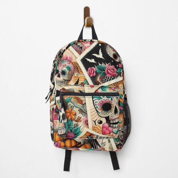 Item preview, Mystical Skulls and Birds in Tattoo Collage Style designed and sold by BriSher.