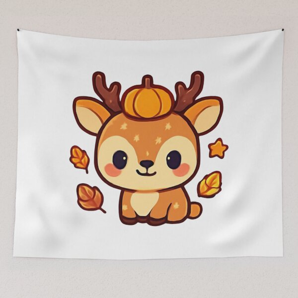 Item preview, Pumpkin Deer designed and sold by foryouandyours.