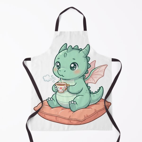 Item preview, Cute Kawaii Tea Dragon Baby Drinking Tea designed and sold by DavidN2026.