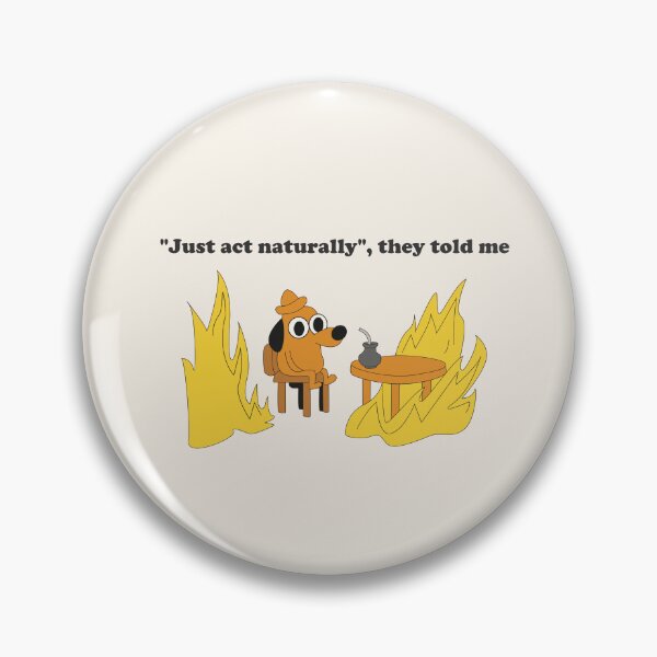 Item preview, Trying to Act Natural Funny Cartoon Dog designed and sold by beboplab.