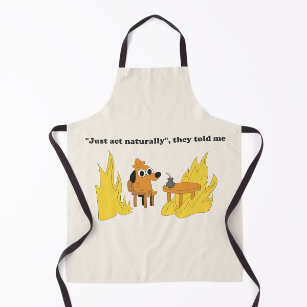 Item preview, Trying to Act Natural Funny Cartoon Dog designed and sold by beboplab.
