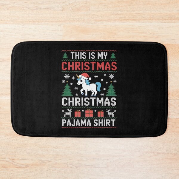 Item preview, Christmas Unicorn Pajama Shirt designed and sold by jkrphoto.