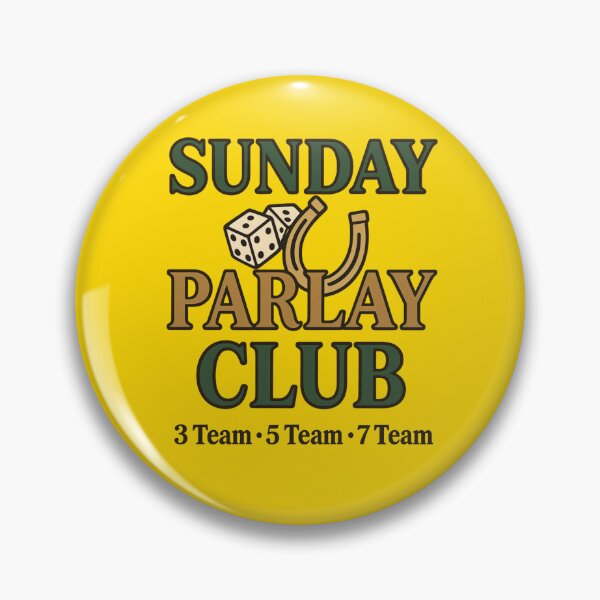 Item preview, Sunday Parlay Club - Sports Betting & Lucky Horseshoe designed and sold by creativerooney.