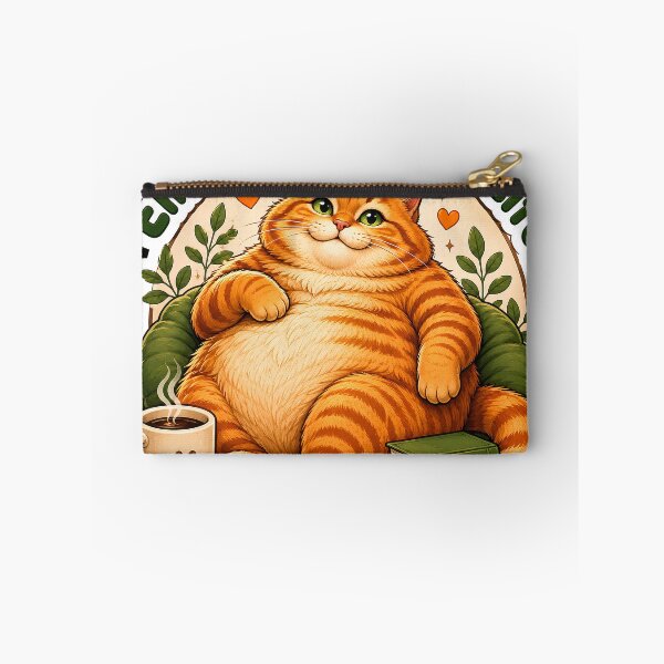 Item preview, Chonk Life Funny Cat Coffee Books T-Shirt designed and sold by Retro Rascals Co..