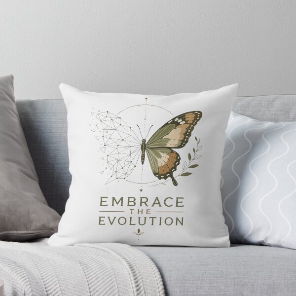 Item preview, Embrace the Evolution – Minimalist Bold Typography – Personal Growth Quote Art designed and sold by bobscraze.