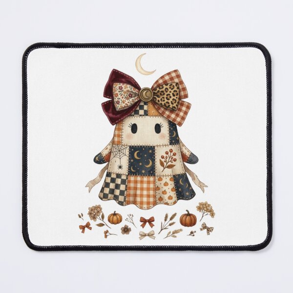 Item preview, Coquette Patchwork Ghost with Big Bow designed and sold by abdelski.