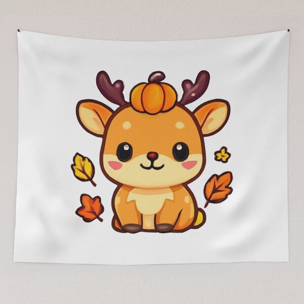 Item preview, Pumpkin Deer designed and sold by foryouandyours.