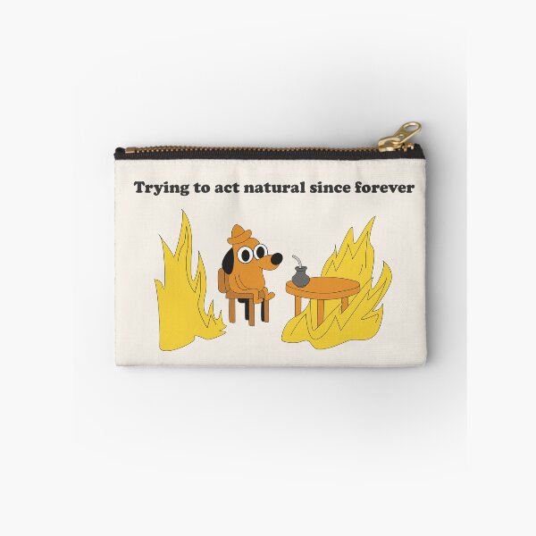 Item preview, Trying to Act Natural Since Forever Funny Cartoon Dog designed and sold by beboplab.