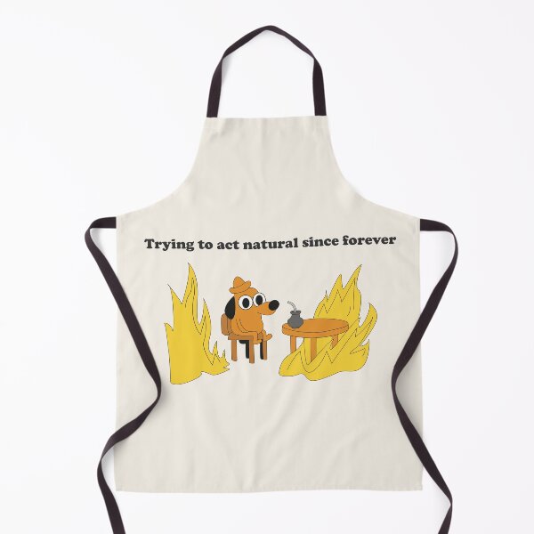 Item preview, Trying to Act Natural Since Forever Funny Cartoon Dog designed and sold by beboplab.