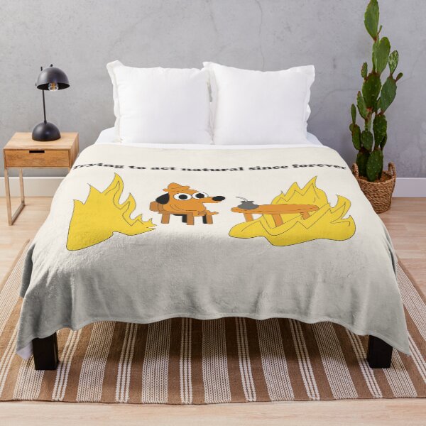 Item preview, Trying to Act Natural Since Forever Funny Cartoon Dog designed and sold by beboplab.