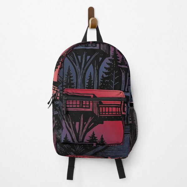 Item preview, Dark Forest Treehouse Architecture Illustration designed and sold by suha-art.