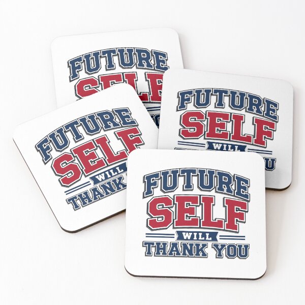 Item preview, Future Self Will Thank You – Bold Collegiate Athletic Lettering – Motivational Quote Art designed and sold by bobscraze.