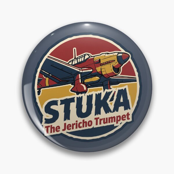 Item preview, Ju 87 Stuka Dive Bomber The Jericho Trumpet Vintage Emblem designed and sold by KiwiRider.
