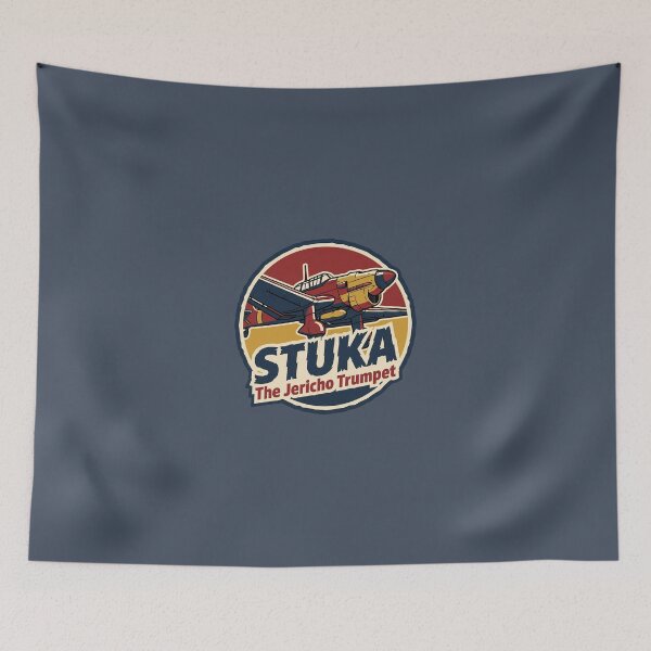 Item preview, Ju 87 Stuka Dive Bomber The Jericho Trumpet Vintage Emblem designed and sold by KiwiRider.