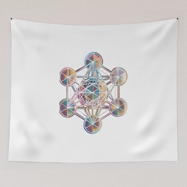 Item preview, Holographic Metatron's Cube - Sacred Geometry Art  designed and sold by LC&LCPlatform.