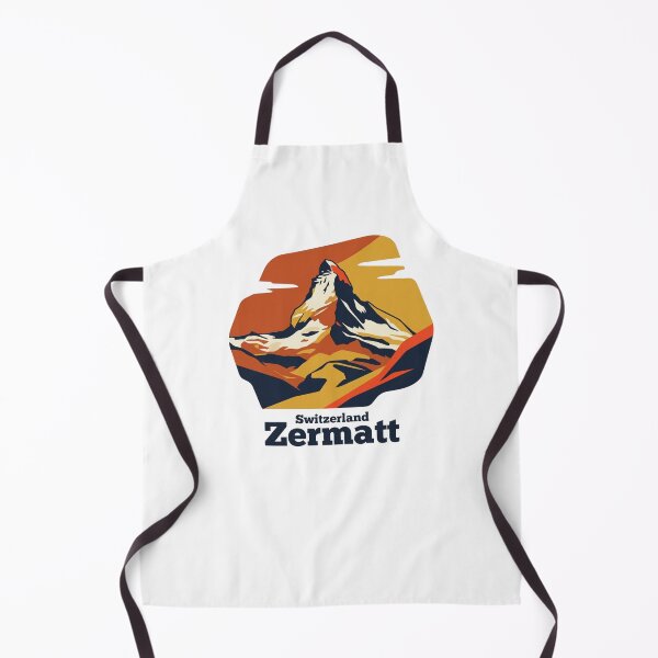 Item preview, Zermatt Matterhorn Bold Retro Graphic Poster designed and sold by Inkworksbyshery.
