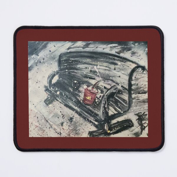 Item preview, BENCH - Urban Street Art Original Painting on canvas designed and sold by CinziaBStudio.