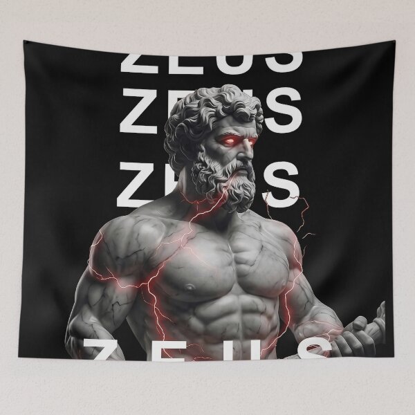 Artikelvorschau, Zeus entworfen und verkauft von Dabbah Studio.