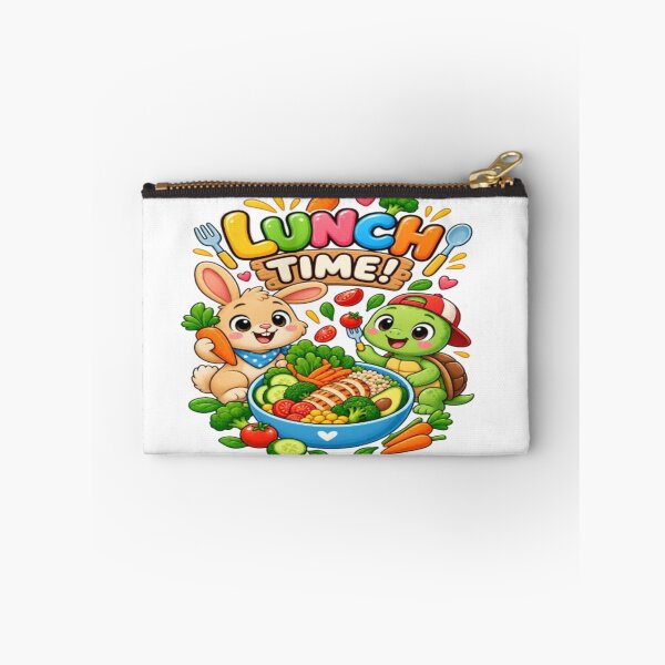 Item preview, Lunch Time Bunny and Turtle - Kids Healthy Meal designed and sold by ToonyTeez.