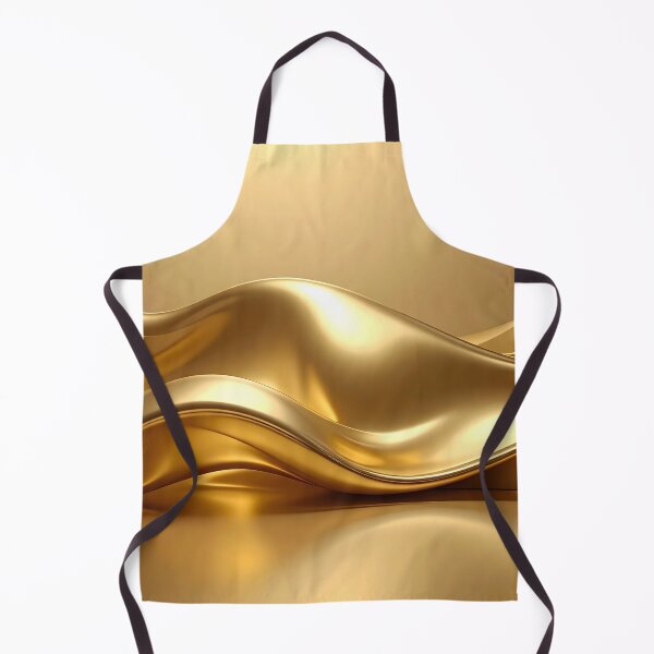 Item preview, Abstract Flowing Liquid Gold Wave Artwork designed and sold by BetweenForms.
