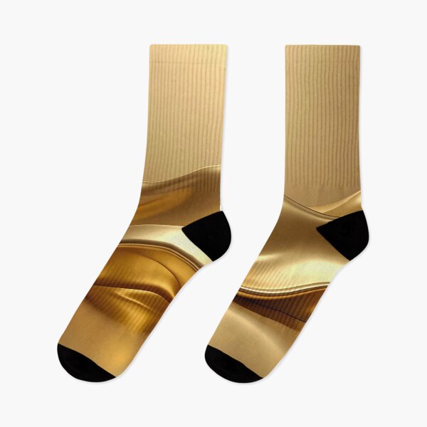 Item preview, Abstract Flowing Liquid Gold Wave Artwork designed and sold by BetweenForms.