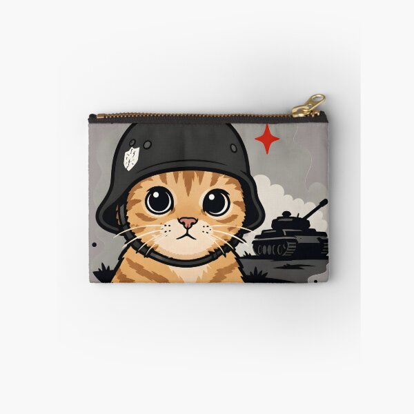 Item preview, Cute Soldier Cat With Tank designed and sold by Peac7e.