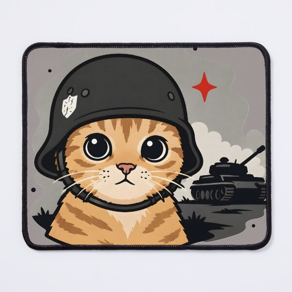 Item preview, Cute Soldier Cat With Tank designed and sold by Peac7e.