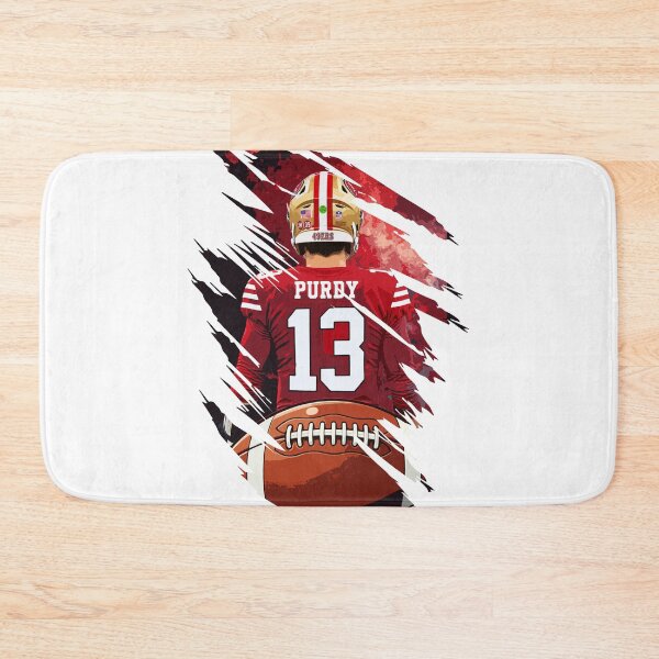 Item preview, Brock Purdy Football Back View Artwork with Jersey Number 13 designed and sold by Zigmak.